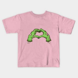 Valentine Zombie Hands Kids T-Shirt